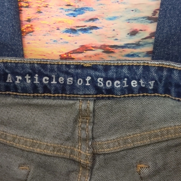 Articles of society high rise straight jeans 11 - Picture 2 of 4